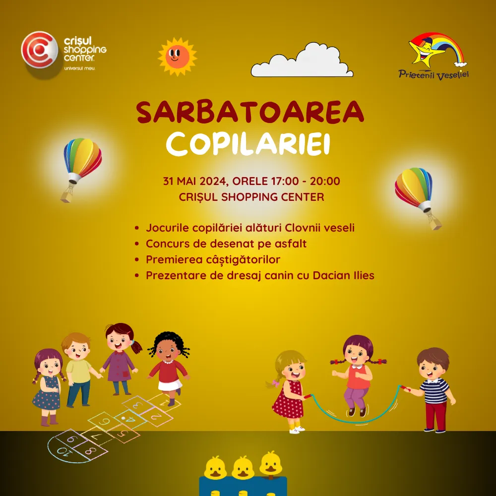 Sărbătoarea copilăriei de Ziua Copilului!