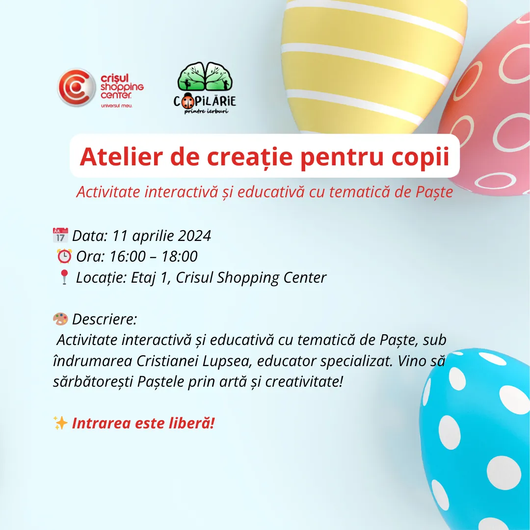 Atelier Creativ pentru Copii

